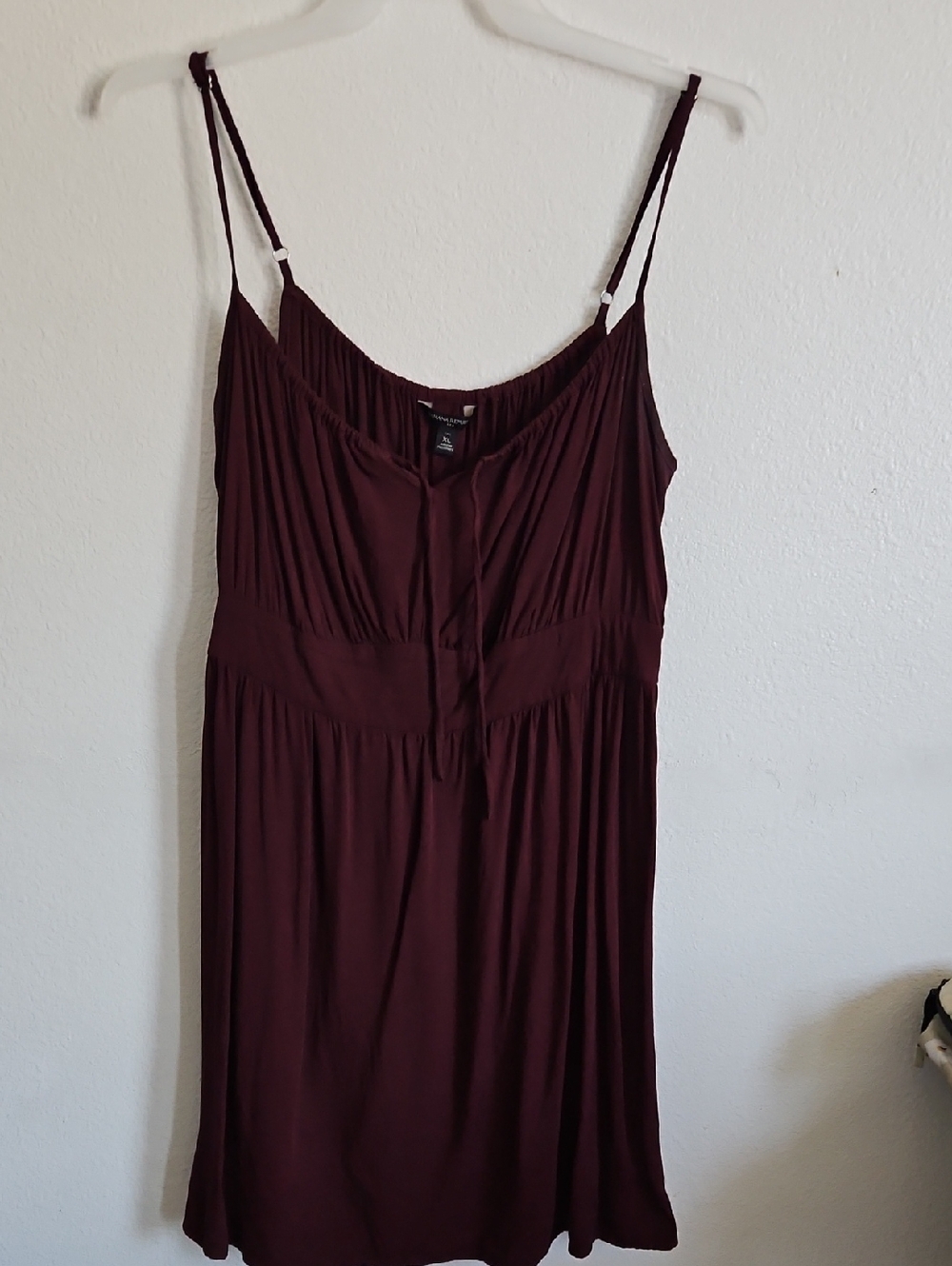 Banana Republic Wine Spaghetti Strap Mini Dress